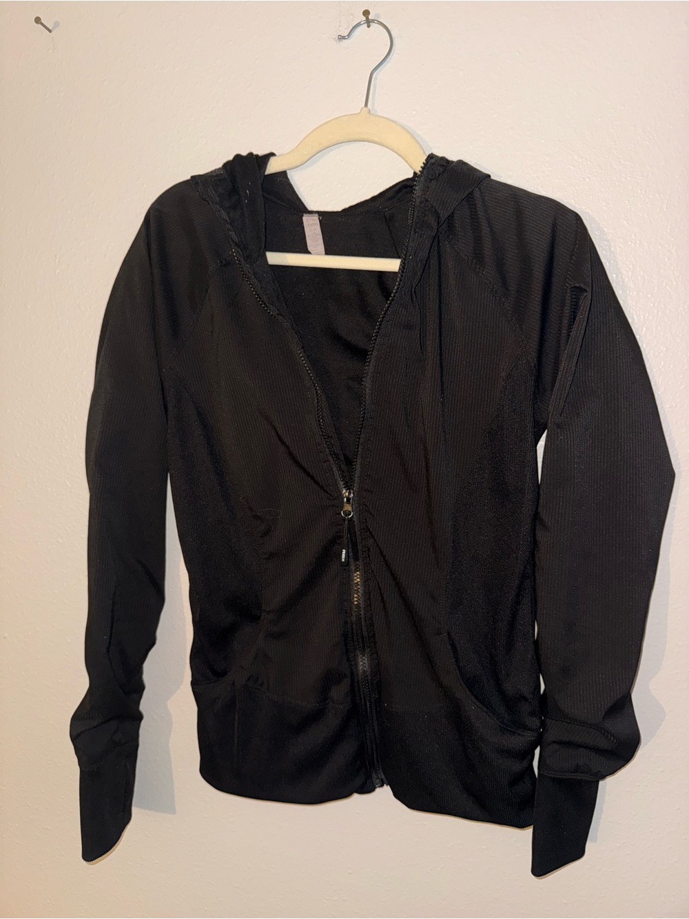 RBX Black Zip-Up Hooded Sweatshirt